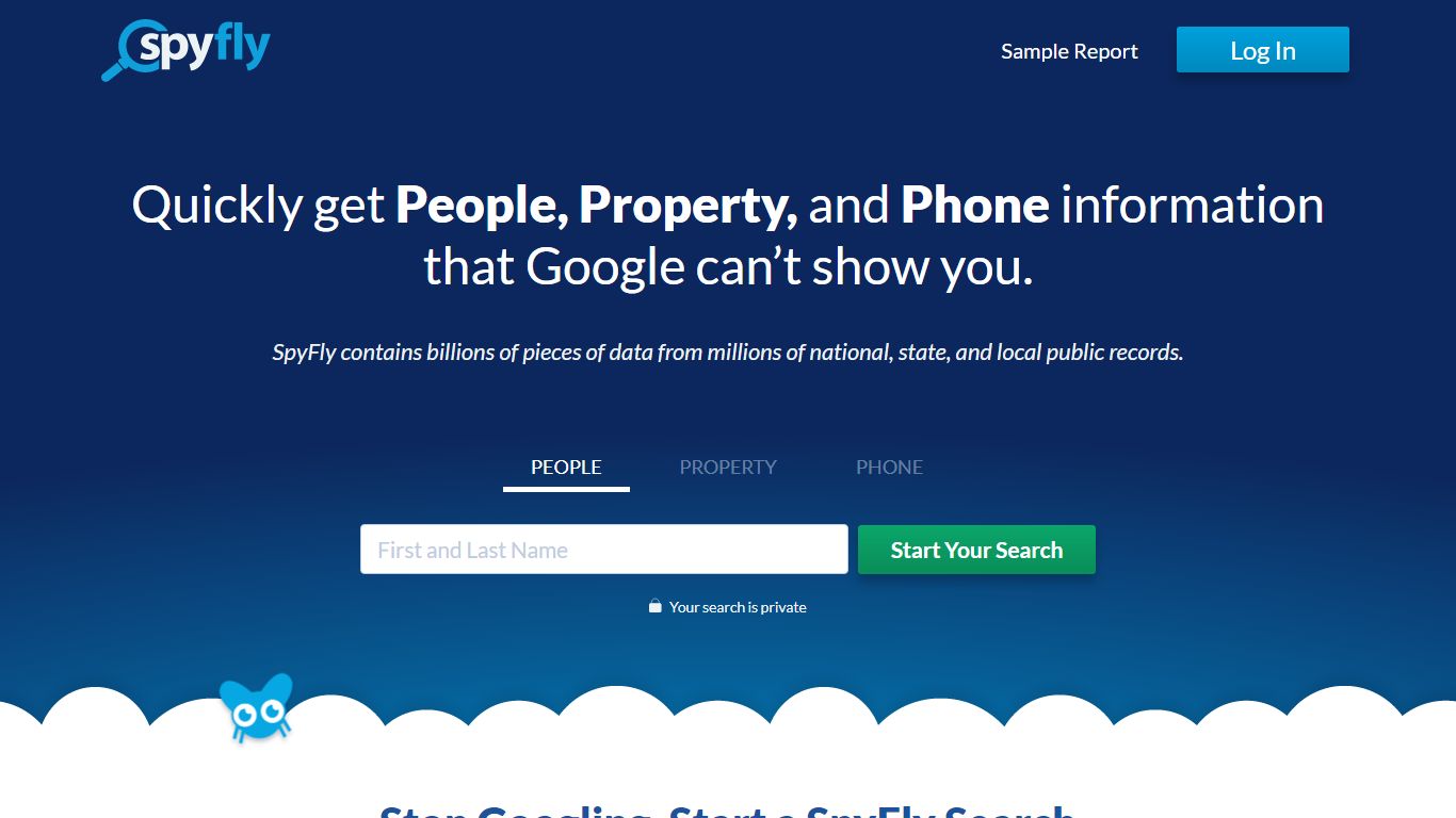 SpyFly: People, Property and Phone Records Search & Reports